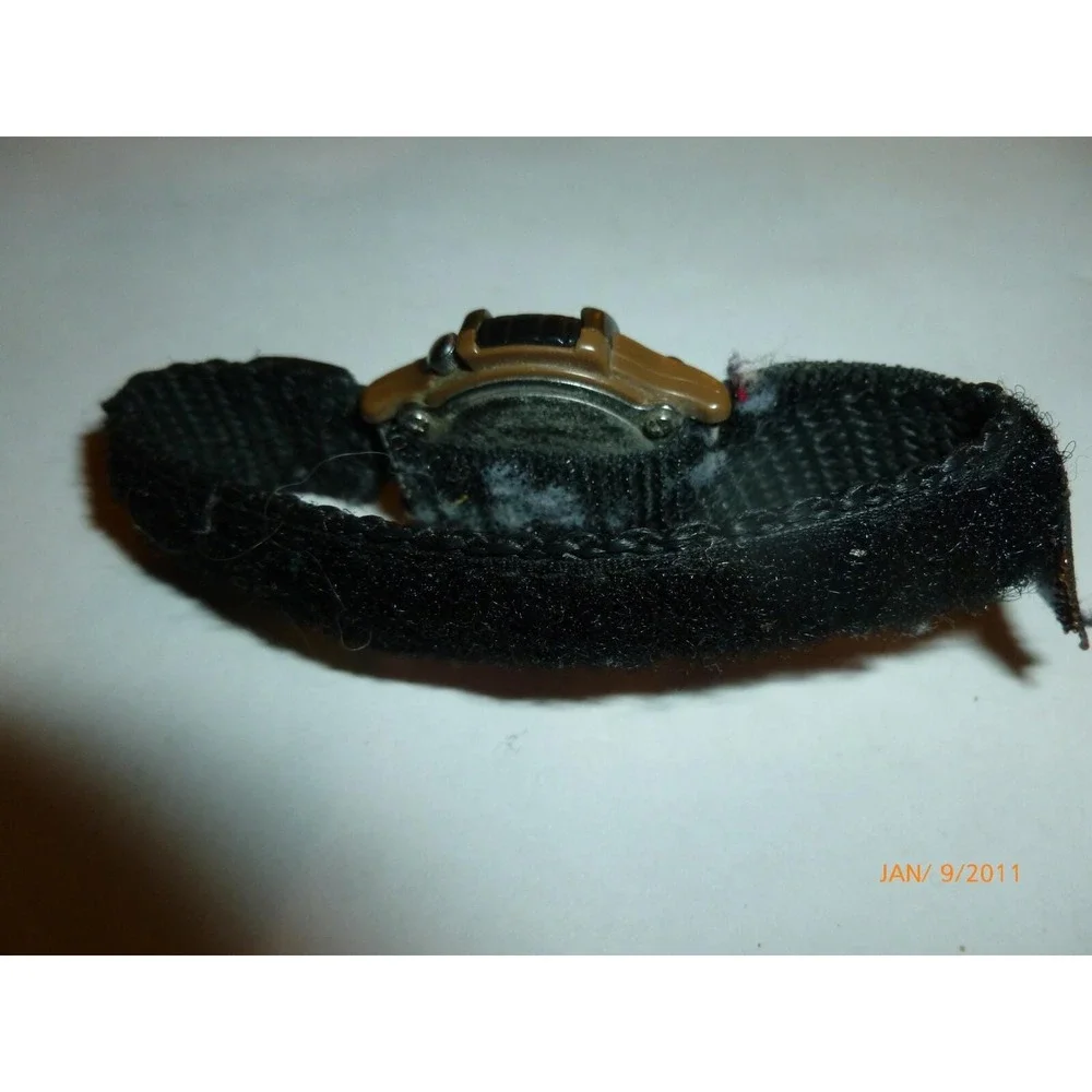 Casio 100M‎ Water Resist Quartz Watch Brown Resin Black Bariloche  Strap
